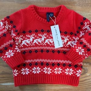 NWT Janie and Jack winter sweater